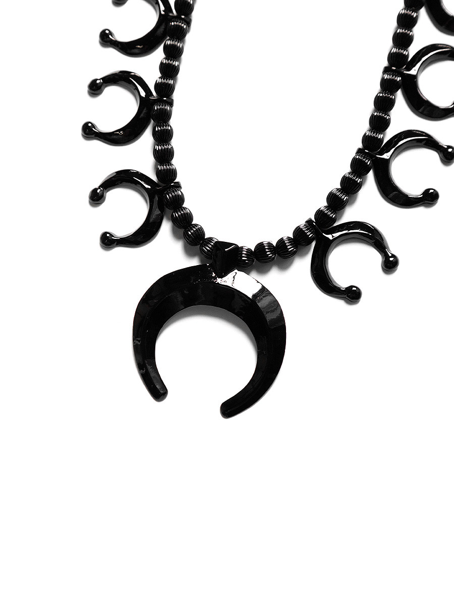 KAPITAL Jewelry Alloy Lacquer Moon Naja