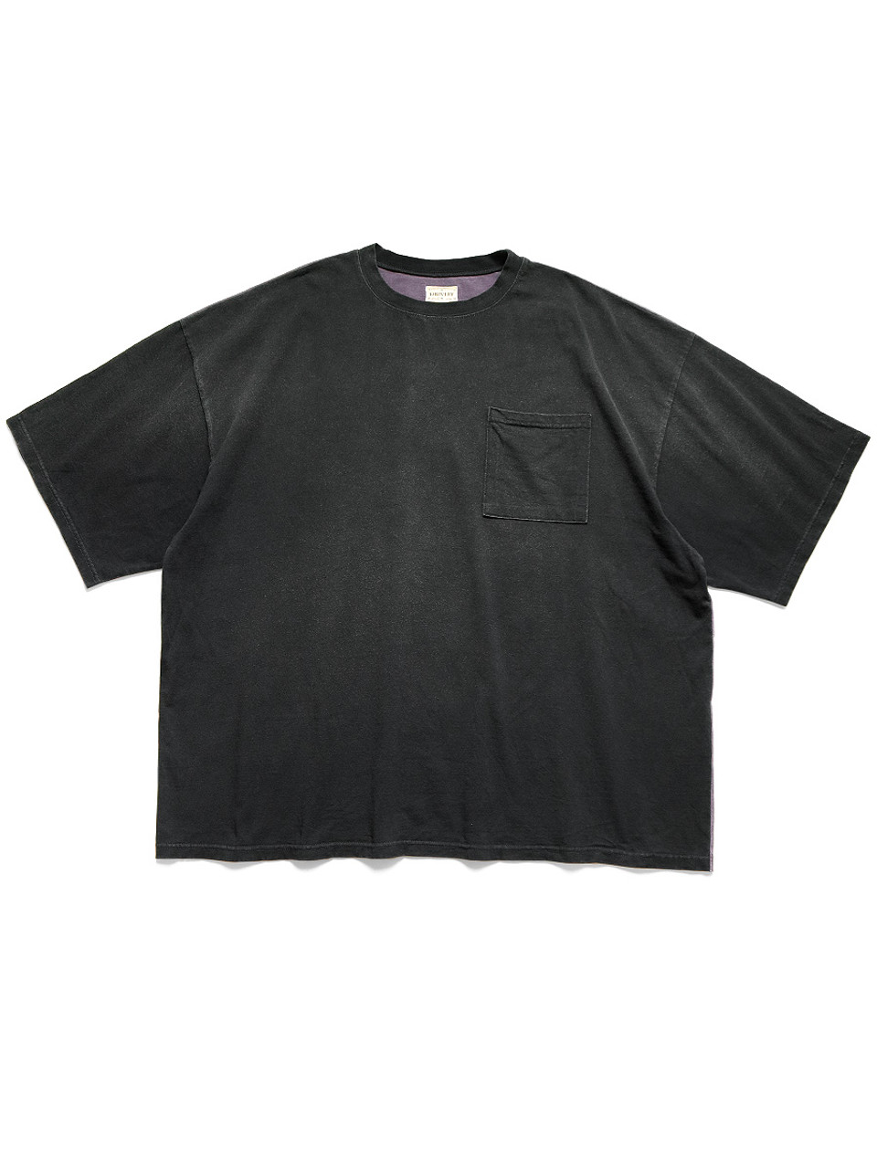 KAPITAL T-Shirt Cotton Sheeting 2TONE BIG Pocket T (BONEpt)