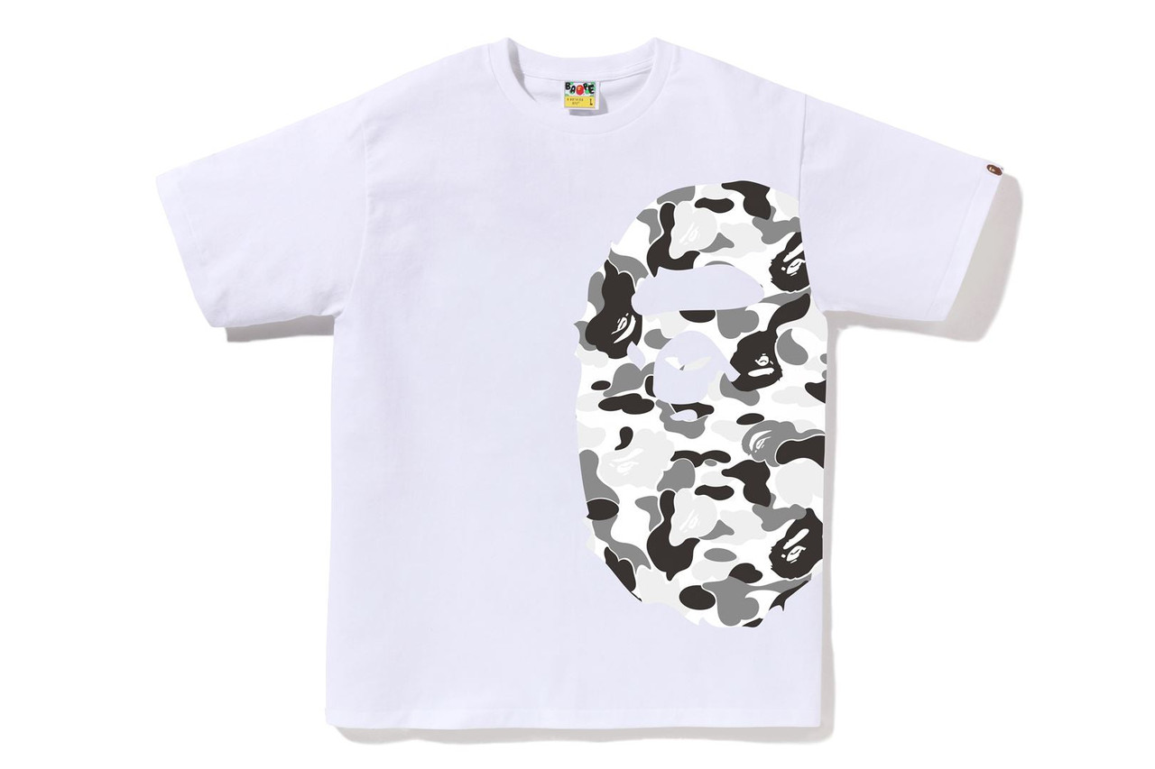BAPE T-SHIRT ABC CAMO SIDE BIG APE HEAD TEE