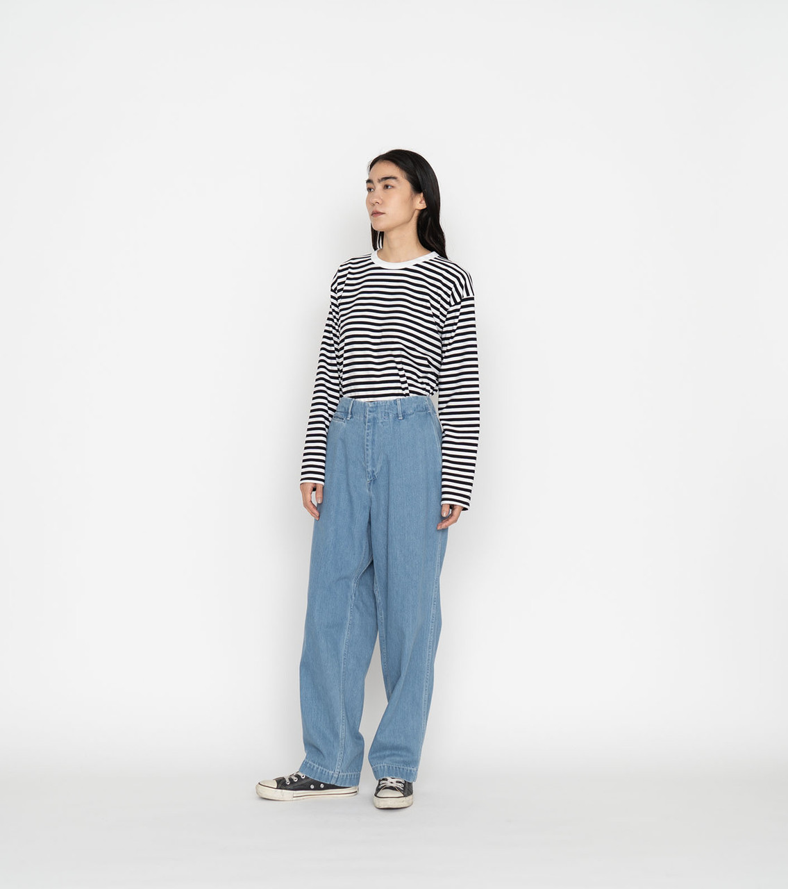 nanamica PANTS Wide Denim Pants Online Shop to Worldwide