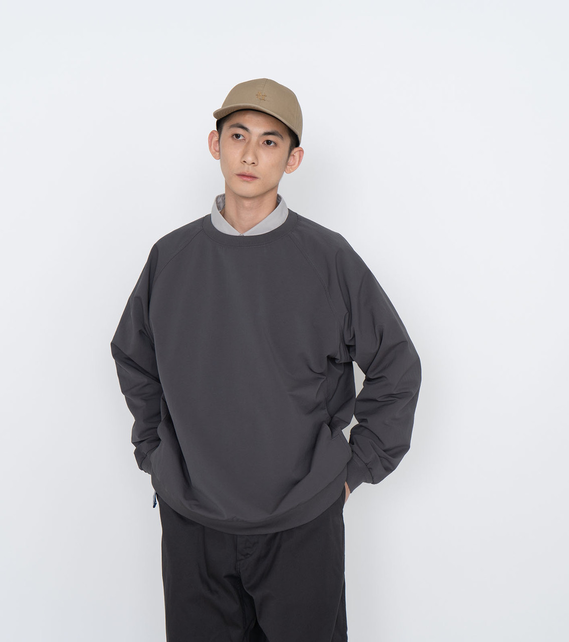 nanamica SWEAT ALPHADRY Crew Neck Sweat Online Shop to Worldwide