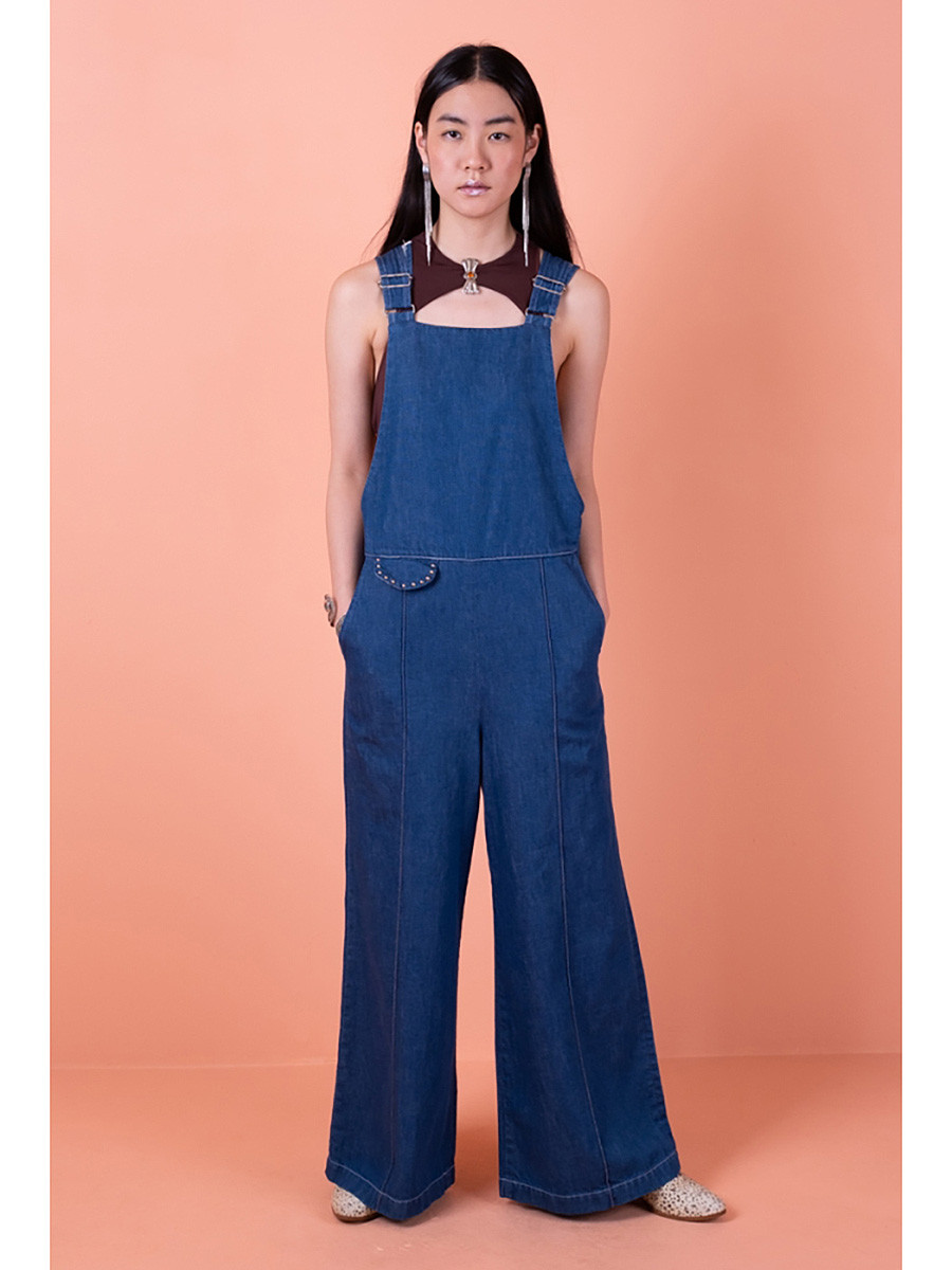 KAPITAL Dress/Jumpsuit 11.5Oz Denim Boogie Day Overalls