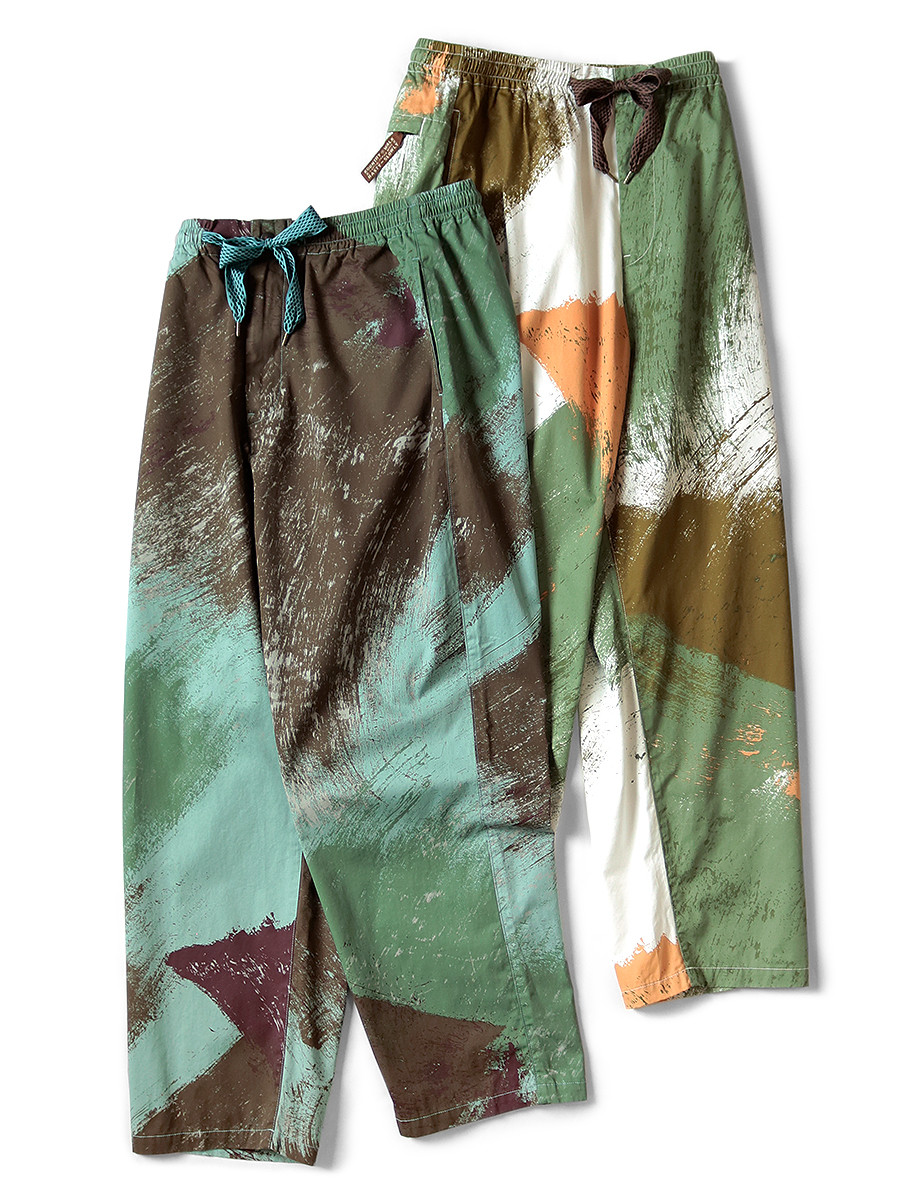 KAPITAL Pants Combed Burberry Blush Camo pt Easy Pants