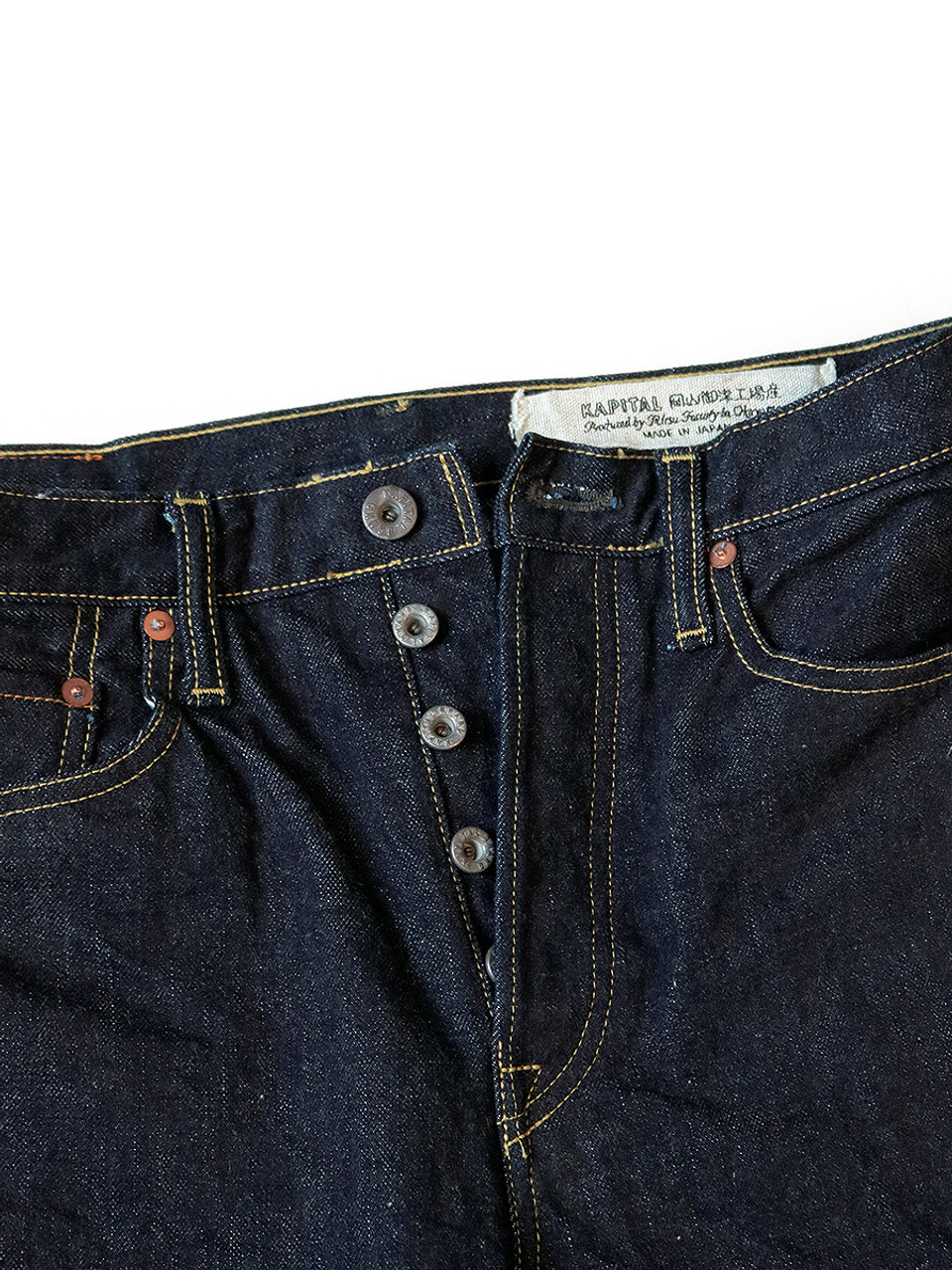 KAPITAL Pants 14Oz Denim 5P Monkey CISCO