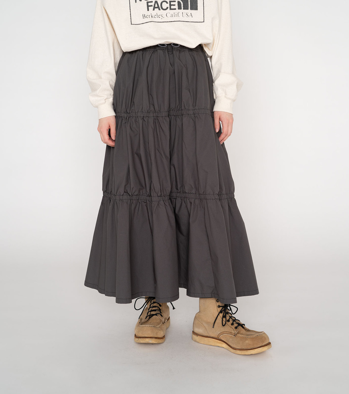 【THE NORTH FACE】W'S FIELD SKIRT / NK6NN34A THE NORTH FACE PURPLE LABEL PANTS 65/35 Field Tiered Skirt