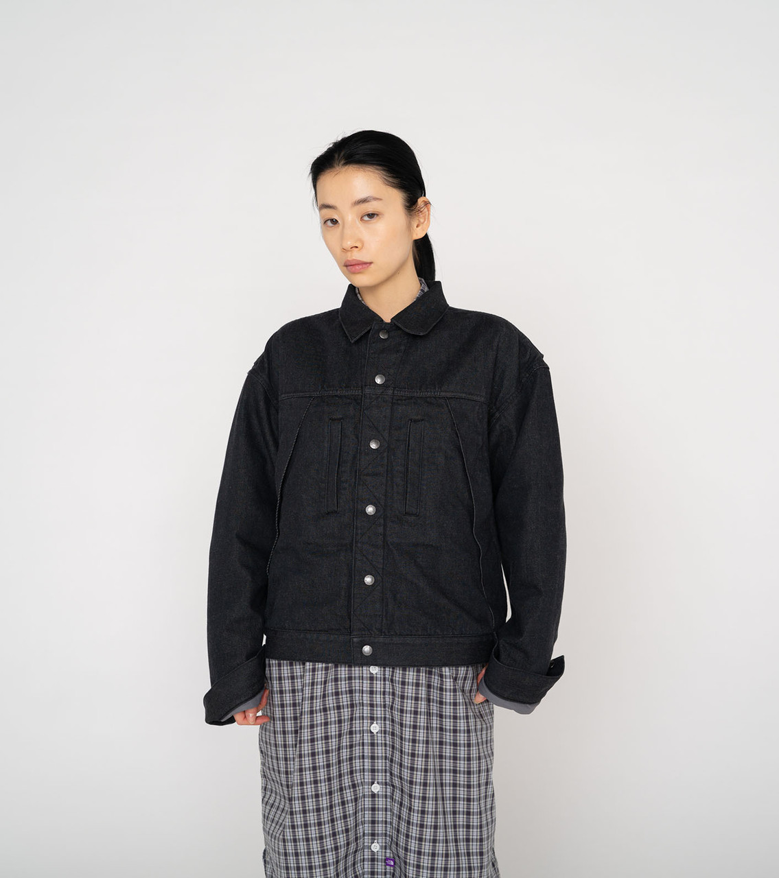 THE NORTH FACE PURPLE LABEL JACKET Denim WINDSTOPPER Field Jacket