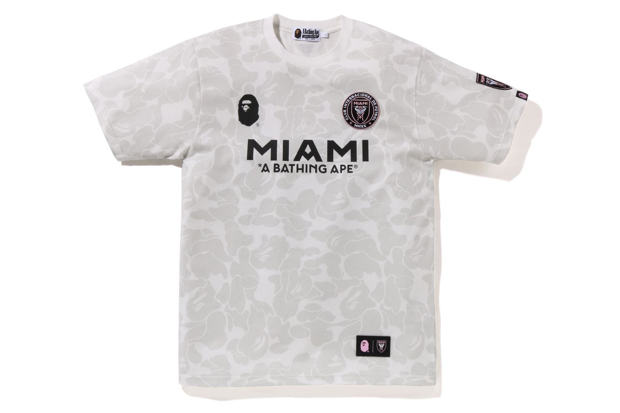 CUT AND SEWN [BAPE X INTER MIAMI CF] CAMO TEE