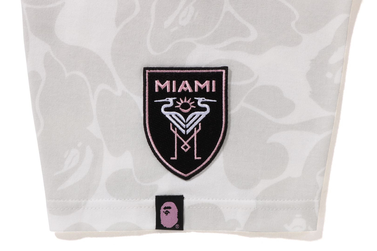 BAPE×inter MIAMI連名マイアミ国際多色迷彩半ズボン五分ズボン s CUT AND SEWN [BAPE X INTER MIAMI CF] CAMO TEE