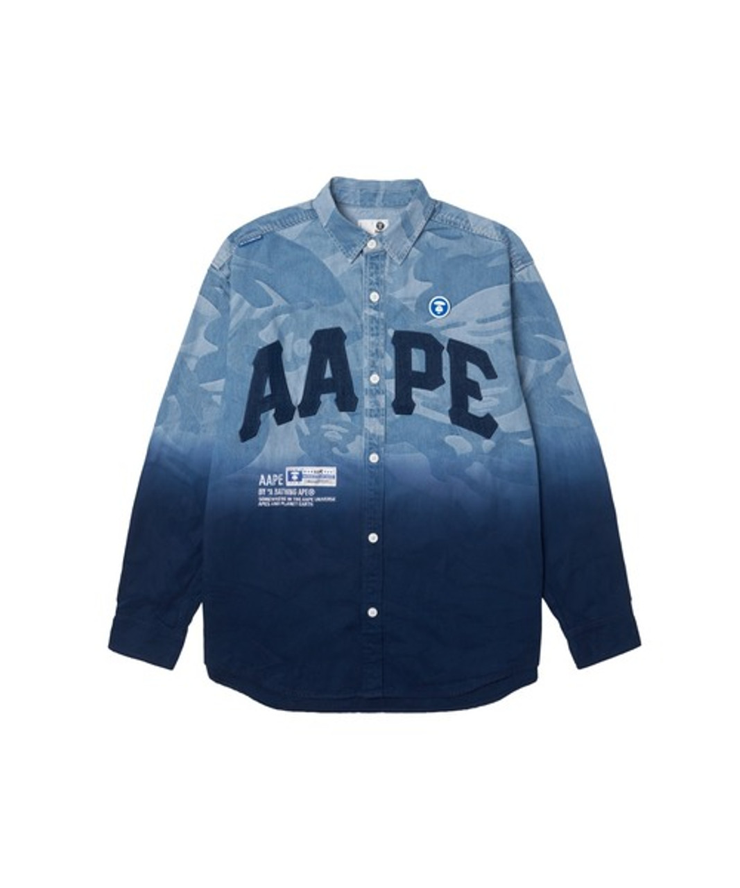 AAPE MEN LONG SLEEVE SHIRT