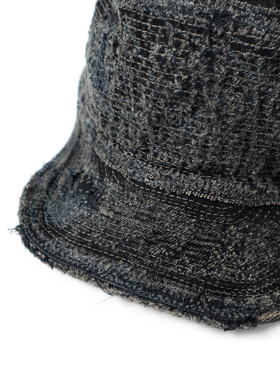 KAPITAL Hat/Cap 11.5Oz Black x Black Denim Old Man And Umi CAP