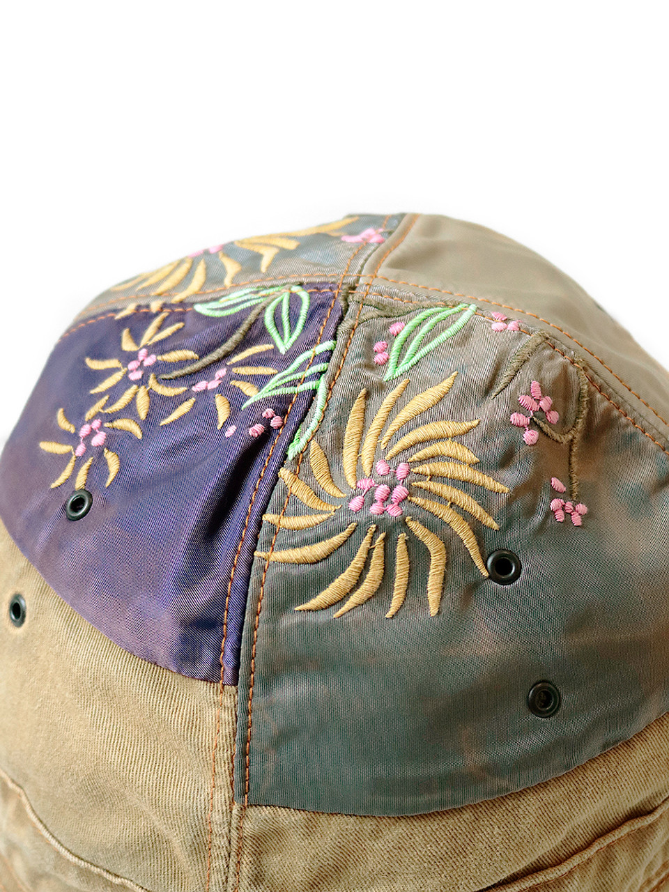 KAPITAL キャピタル　チノ　バケットHAT（ジプシーパッチリメイク） KAPITAL Hat/Cap Chino Bucket HAT (Gypsy Patch Remake)