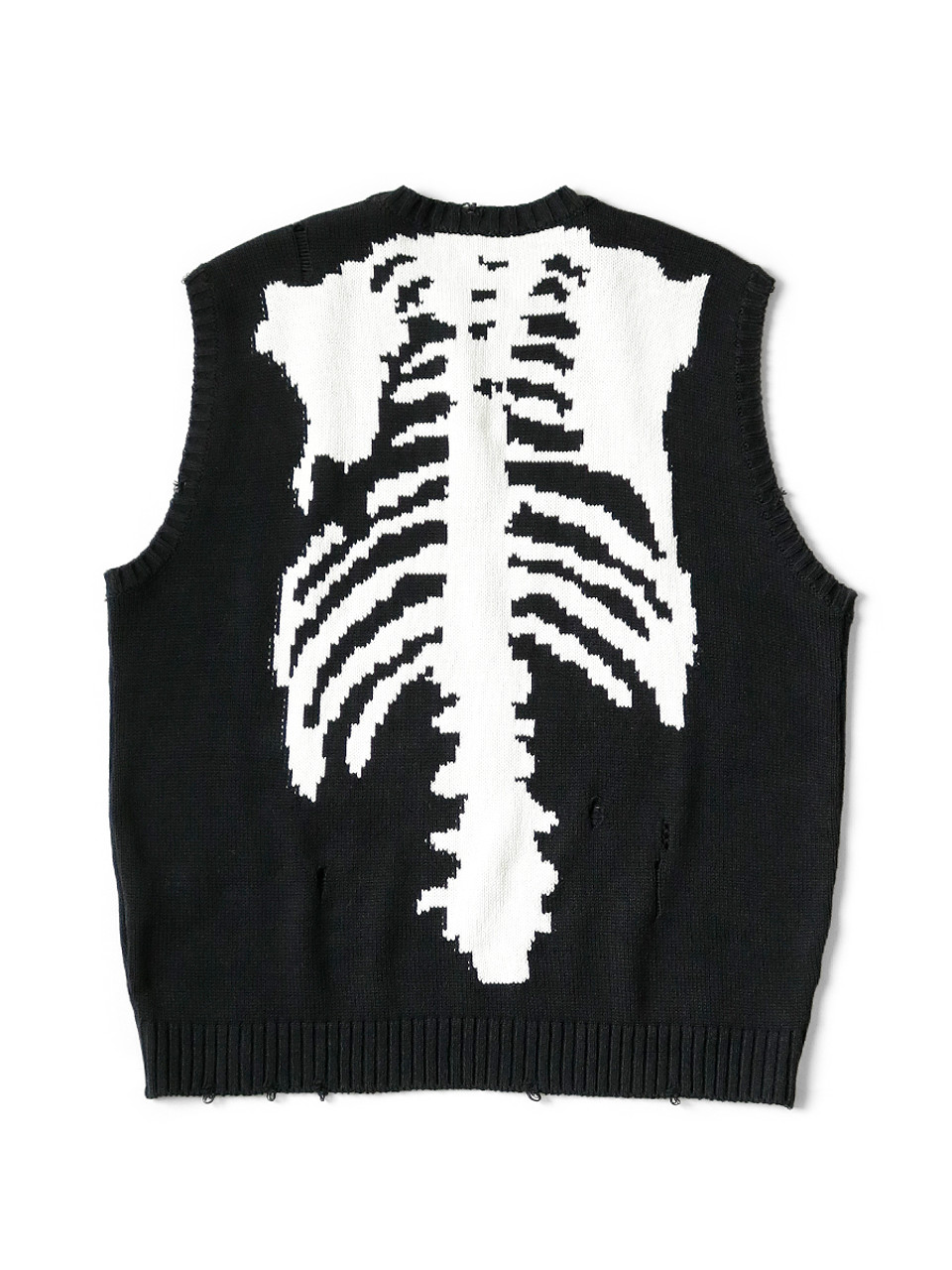 国内正規品 kapital size5 5G knit bone vest XL Kapital 5G Knit Bone Vest, Khaki – Glasswing