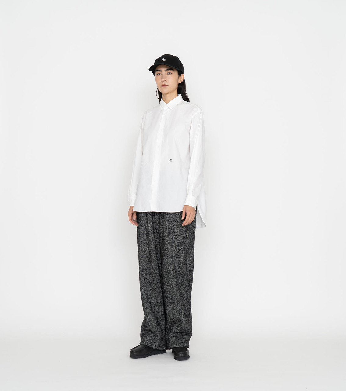 トップス nanamica SUGF360 M nanamica Regular Collar Wind Shirt Navy 23FA-I（ナナミカ