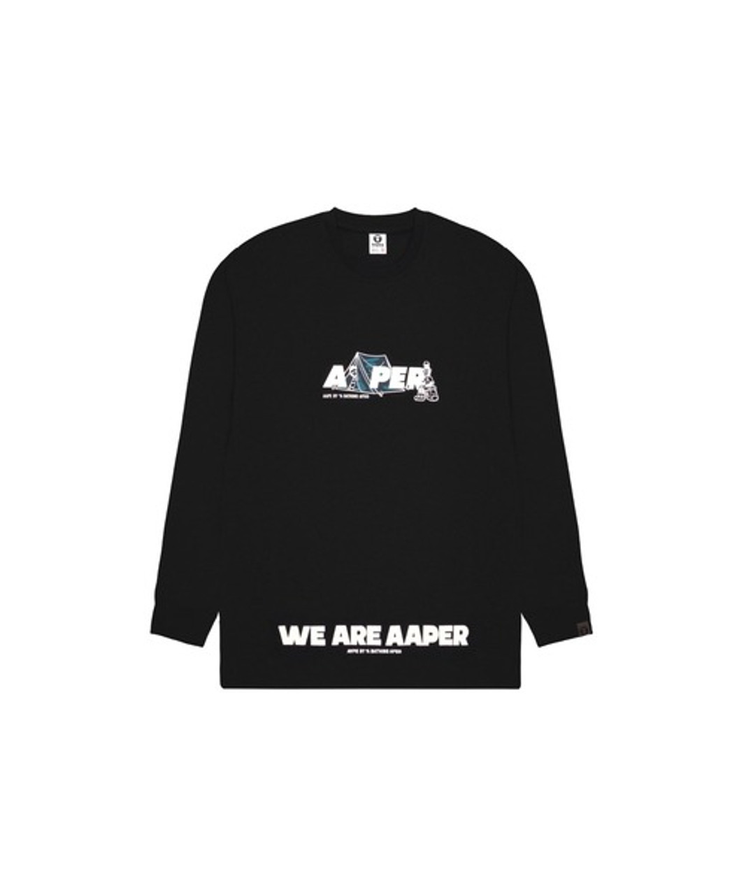 AAPER 'CAMPING AAPER' LONG SLEEVE TEE AAPLTM1395XXL