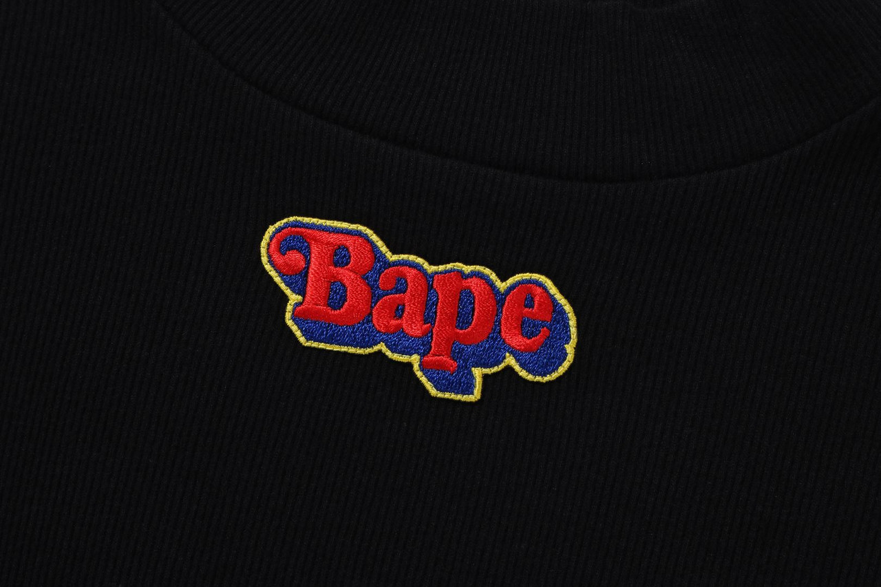 BAPE PATCH HIGH NECK L/S TEE 1J80-311-002