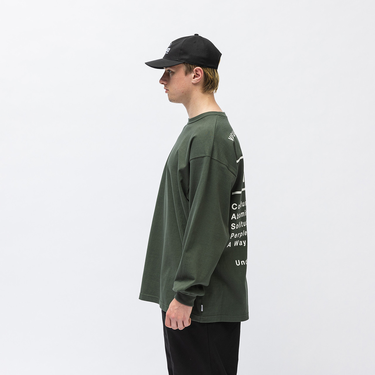 WTAPS Cut&Sewn OBJ 01 / LS / COTTON. CONTAINING