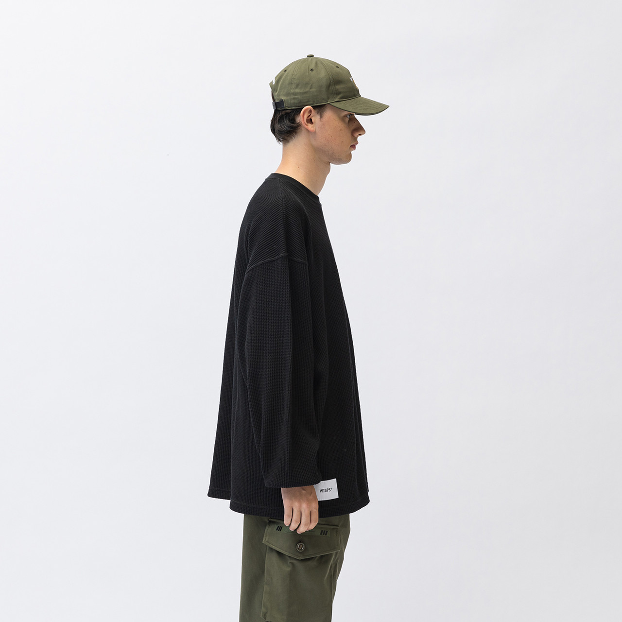 WTAPS Cut&Sewn WAFFLE 01 / LS / COTTON. SIGN