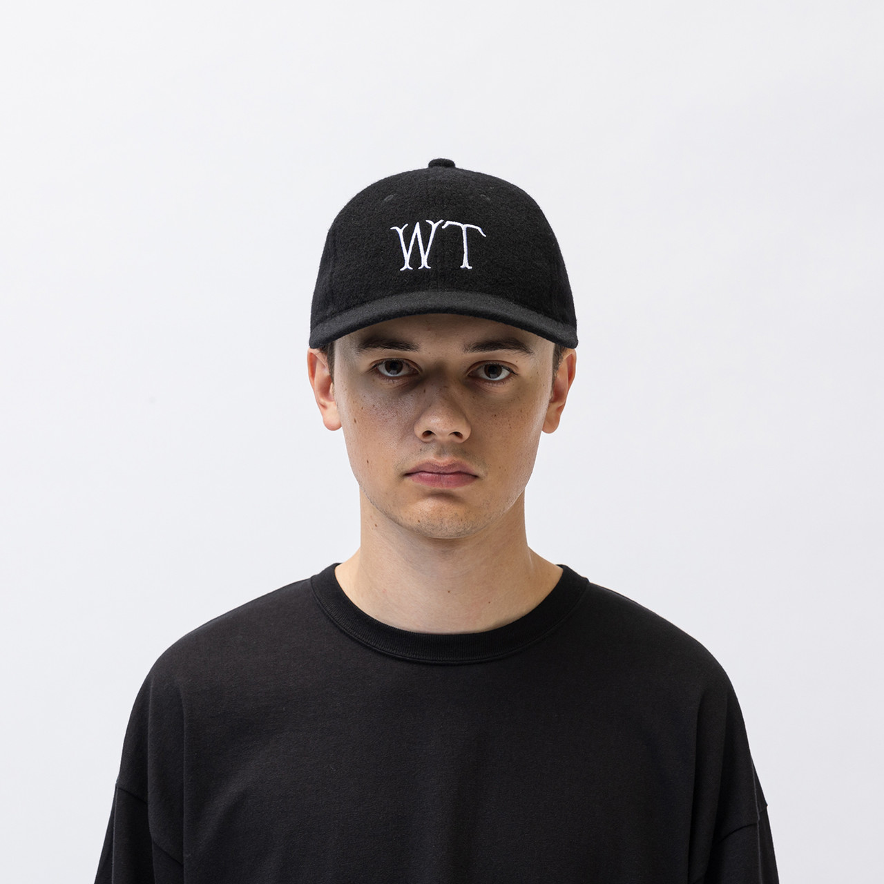 WTAPS T-6M 05 CAP WOPL MOSSER LEAUGE 黒SIZEFITSALL