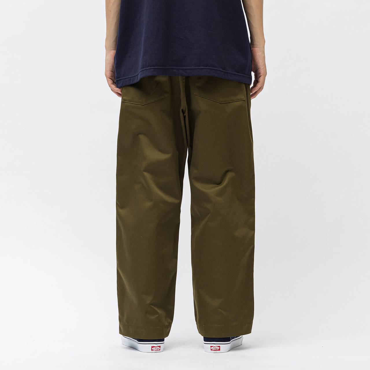 直販正規WTAPS MILT9601 TROUSERS TWILL 黒 M(02) パンツ