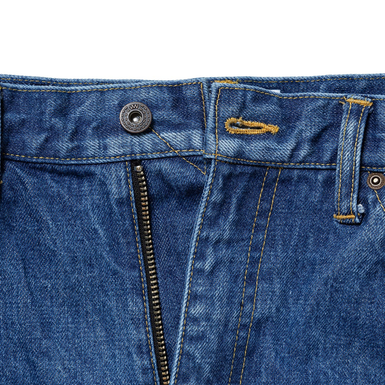 WTAPS Trousers BLUES STRAIGHT / TROUSERS / COTTON. DENIM