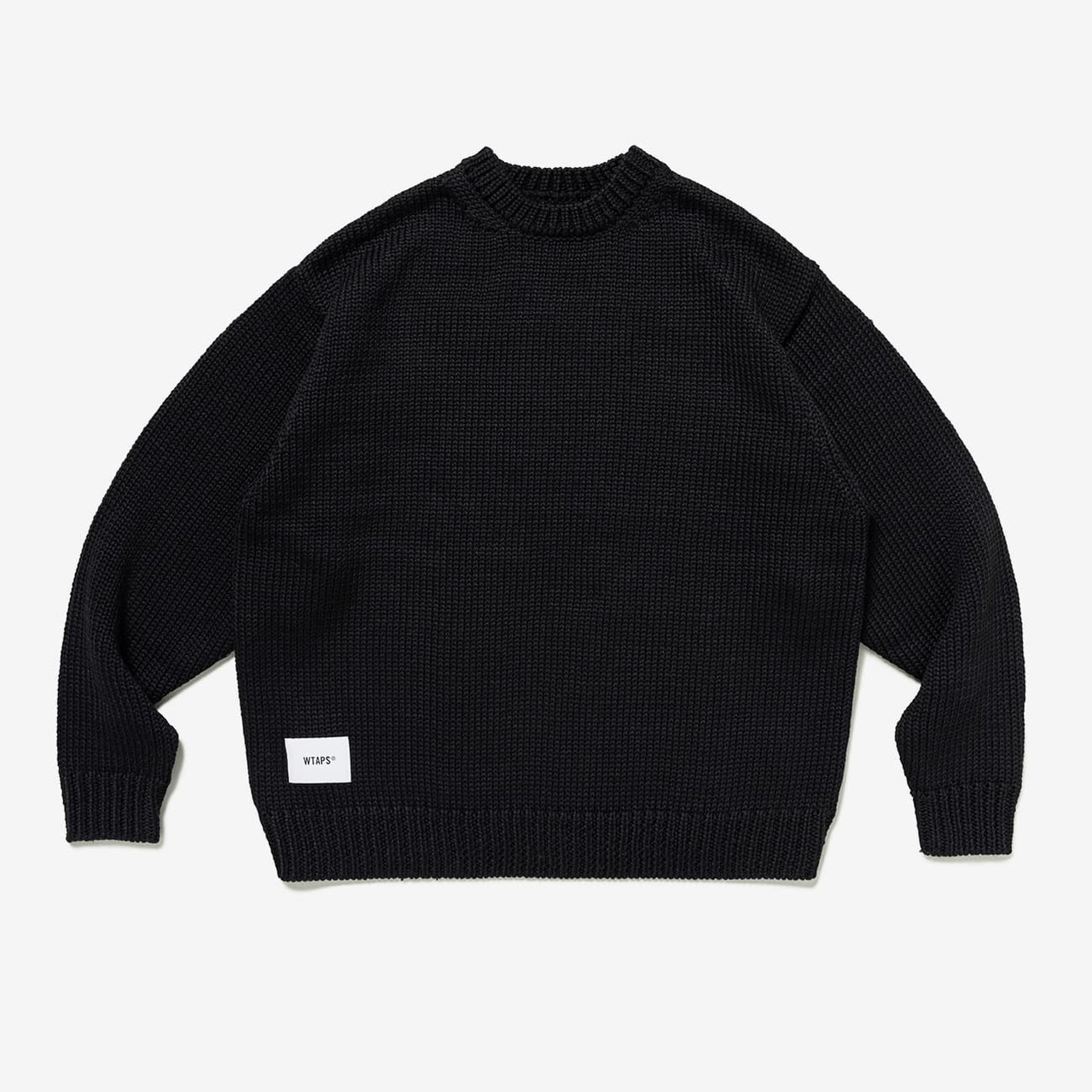 オリーブWTAPS CREW NECK SWEATER POLY 01 Lサイズオリーブ