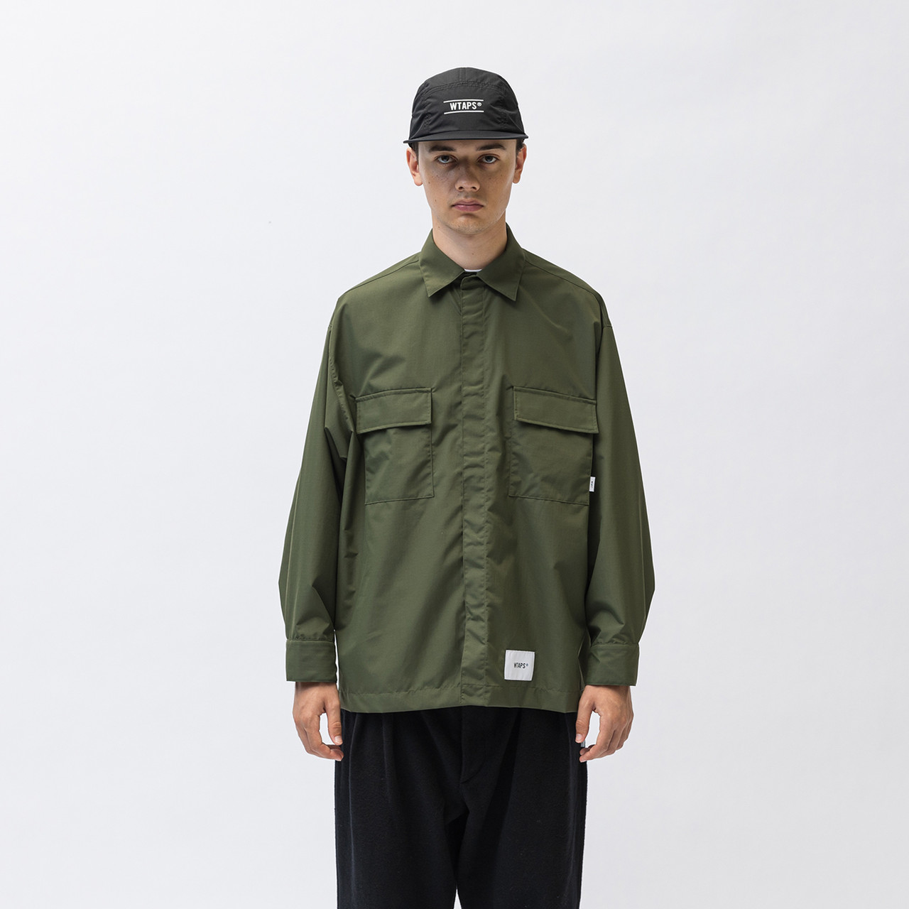 WTAPS Shirt WCPO 02 / LS / NYLON. RIPSTOP