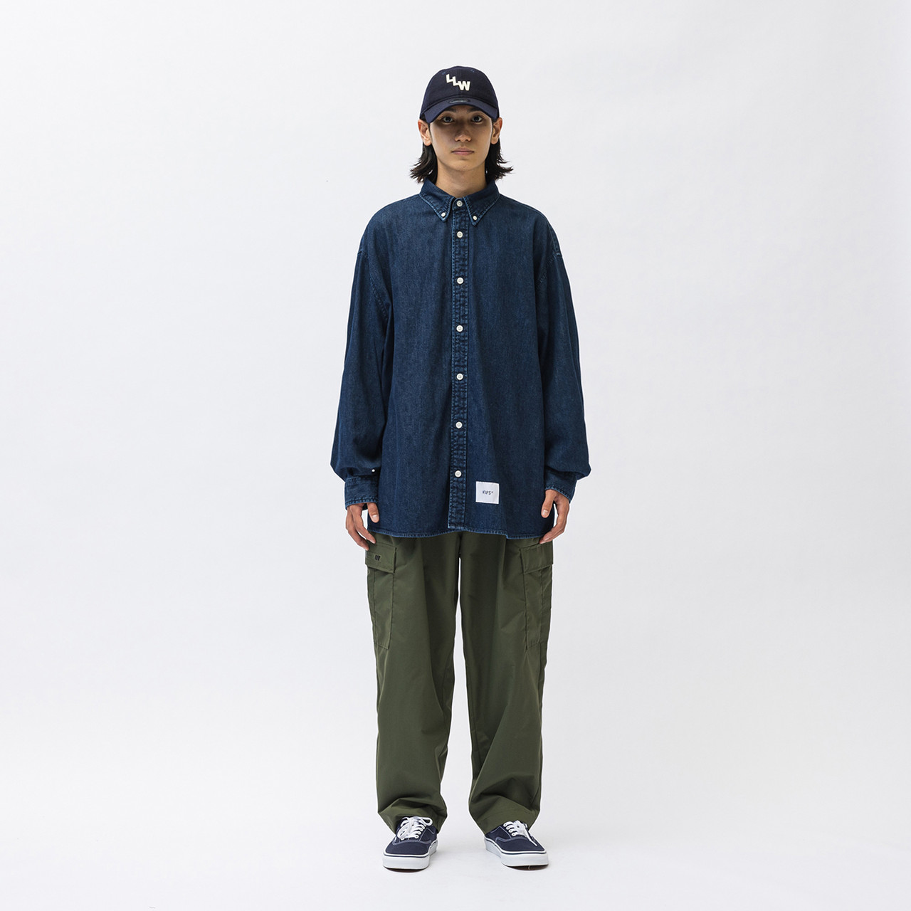 WTAPS Shirt BD 04 / LS / COTTON. DENIM