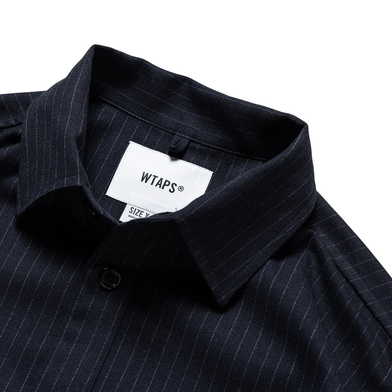 WTAPS Shirt WCPO 01 / LS / PLRA. TWILL. TEXTILE