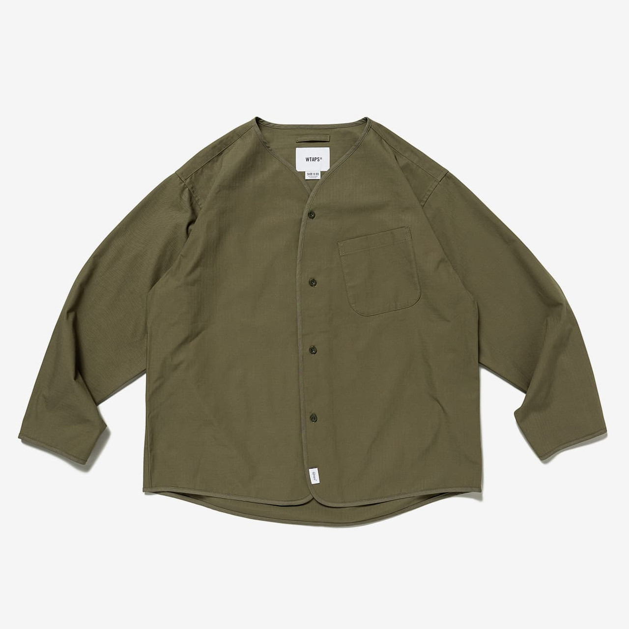 WTAPS Shirt SCOUT / LS / COTTON. RIPSTOP. SIGN