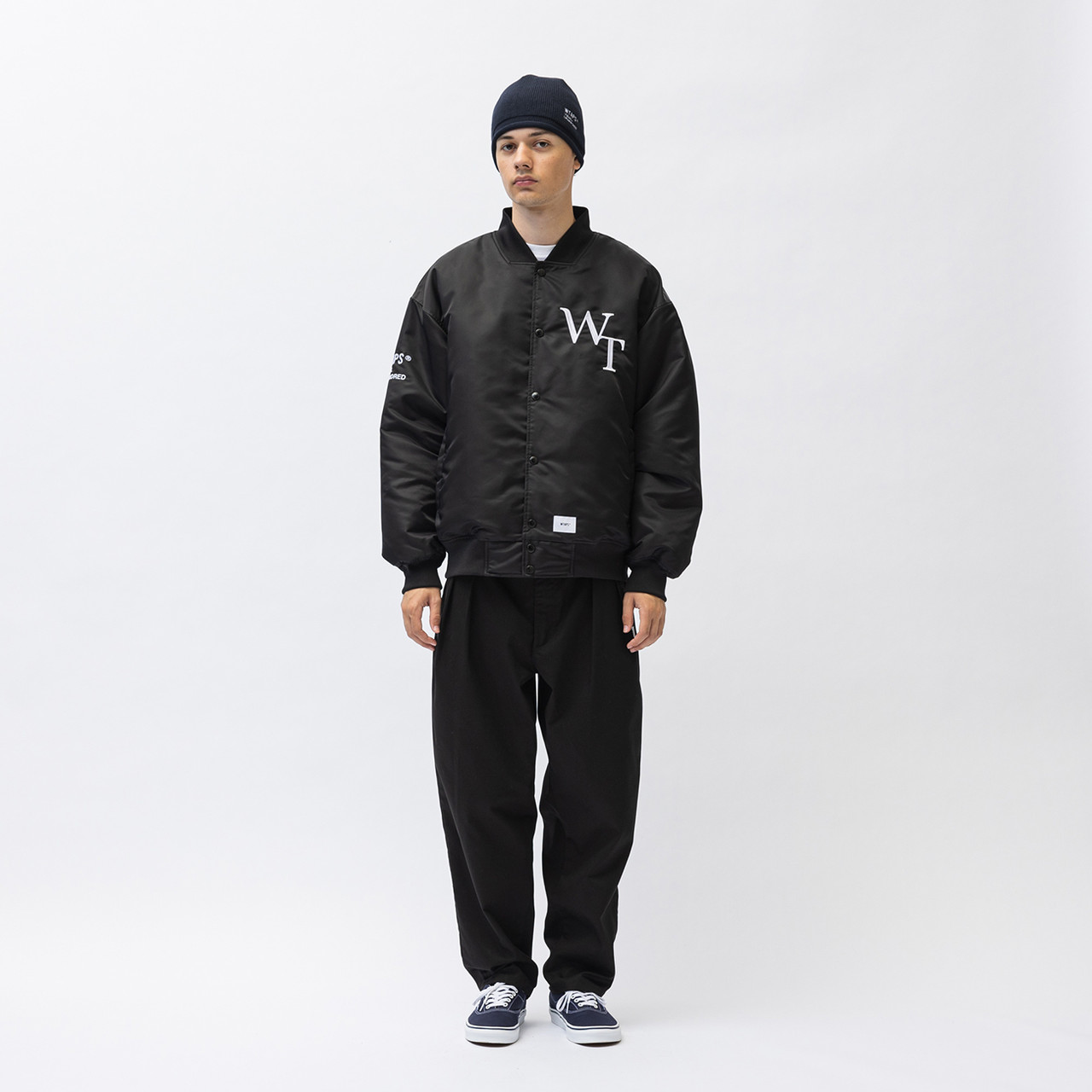 オープニング 大放出セール】 TEAM WTAPS / ブラック TWILL. NYLON 