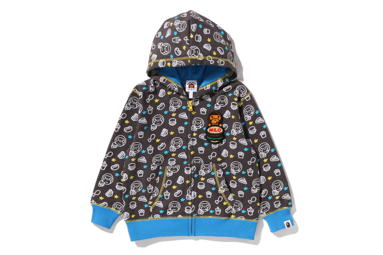 00s APE Baby Milo Junk Food Hoodie サイズM 00s APE Baby Milo Junk Food Hoodie サイズM