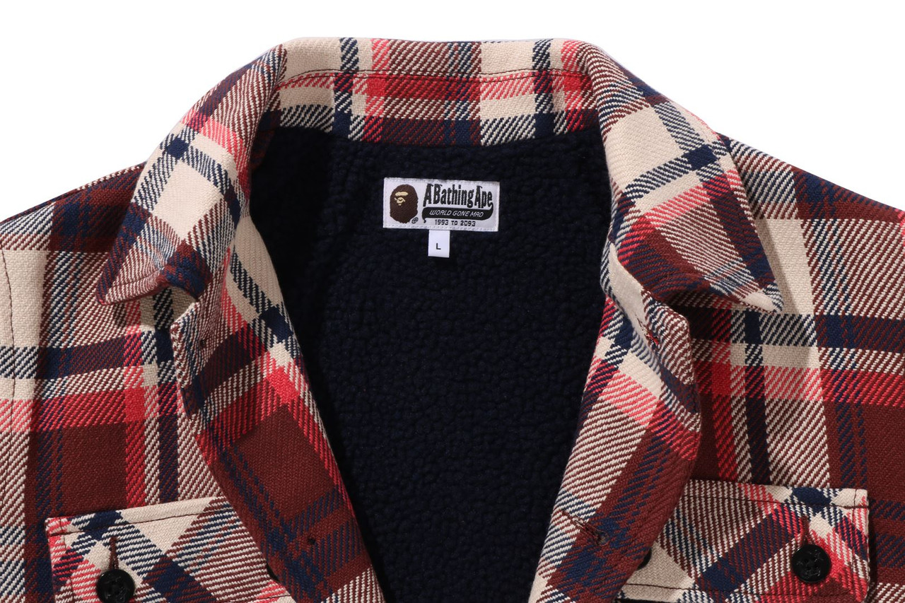 JACKET BAPE CHECK CPO JACKET