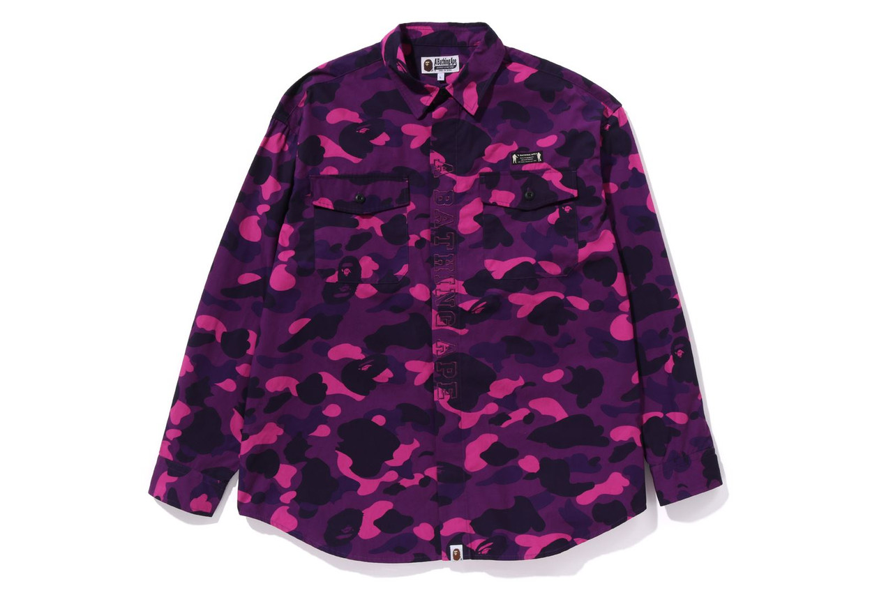 BAPE SHIRT COLOR CAMO CPO SHIRT