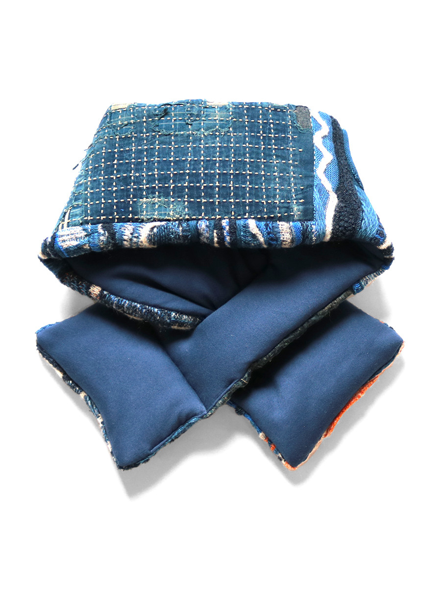 KAPITAL Scarves BORO×GAUDY Knit KESA Muffler