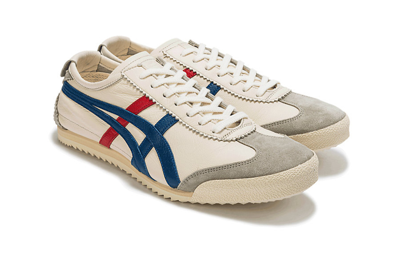 即決!良品! 日本製 Onitsuka Tiger MEXICO 66 DELUXE レザー 黒 28cm ...