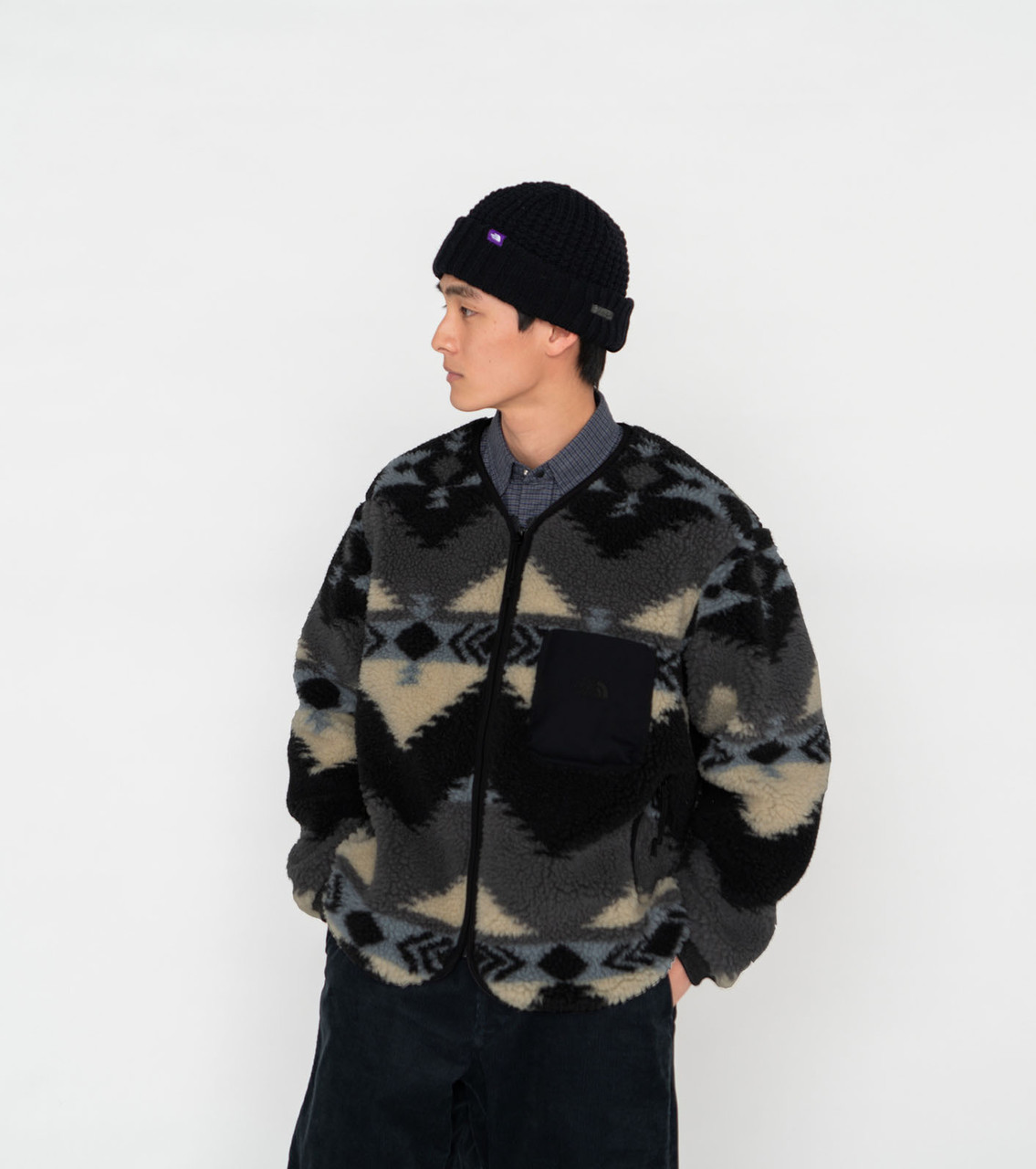 THE NORTH FACE PURPLE LABEL JACKET NP Wool Boa WINDSTOPPER Field