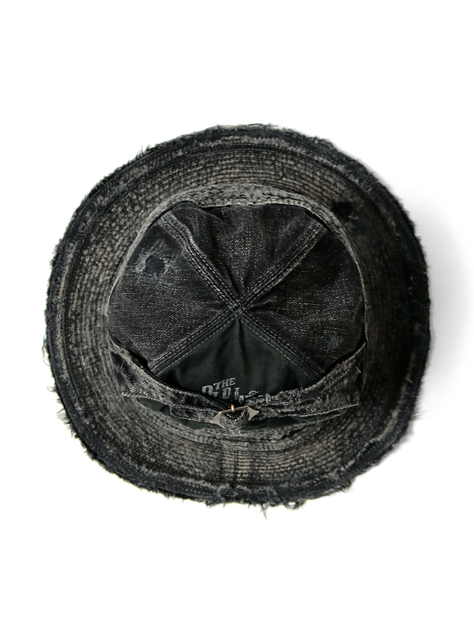 chanel denim vintage hat