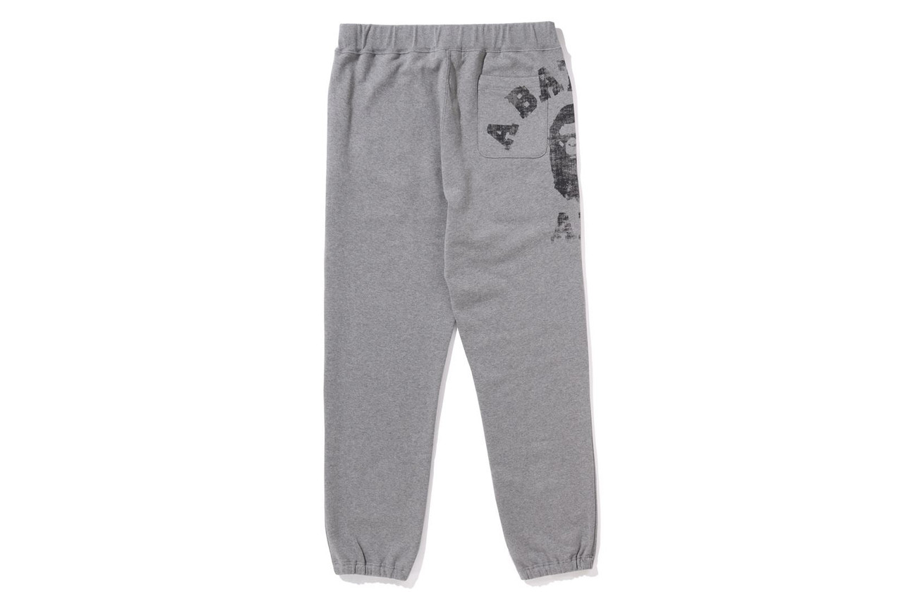 BAPE PANTS BIG COLLEGE SWEAT PANTS