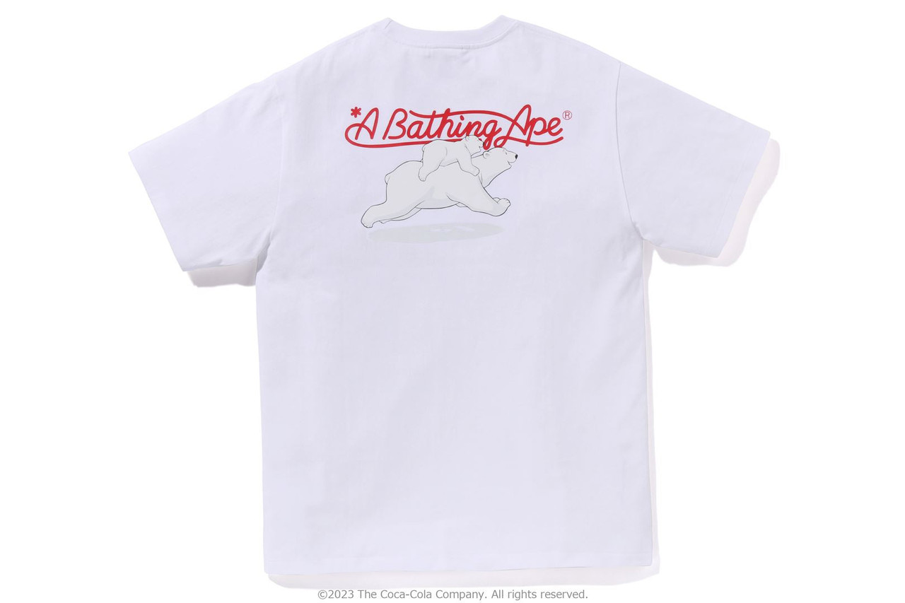 T-SHIRT [BAPE X Coca-Cola] PHOTO APE HEAD TEE