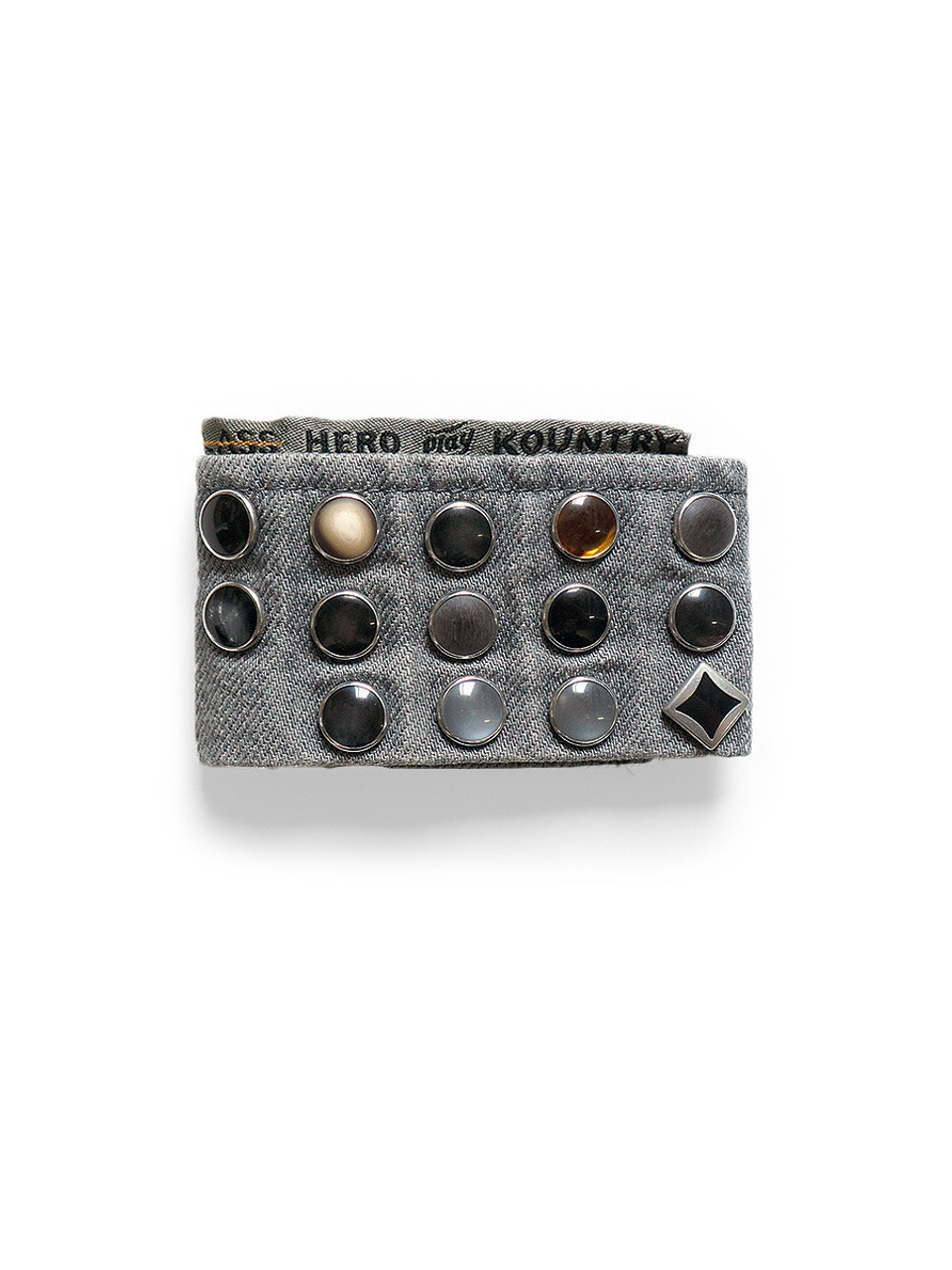 KAPITAL Jewelry 11.5Oz Black x Kinari Denim Candy Bracelet