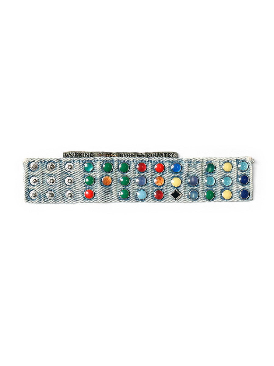KAPITAL Jewelry 11.5Oz Denim Candy Bracelet