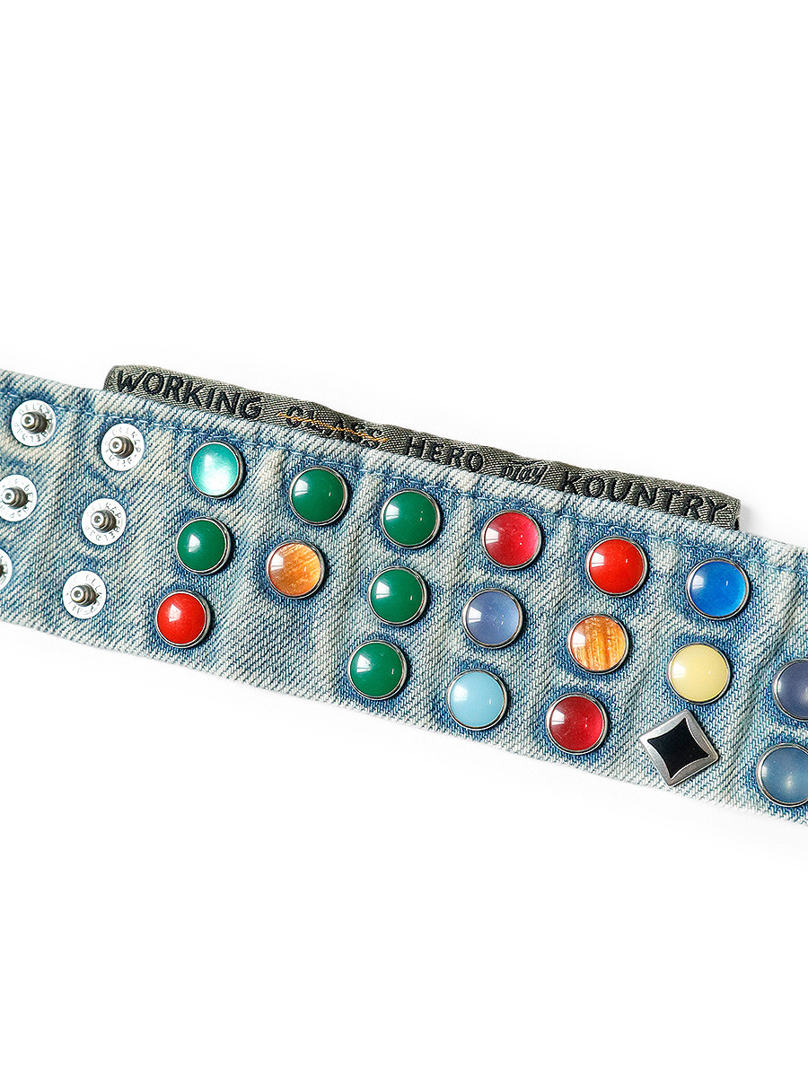 KAPITAL Jewelry 11.5Oz Denim Candy Bracelet