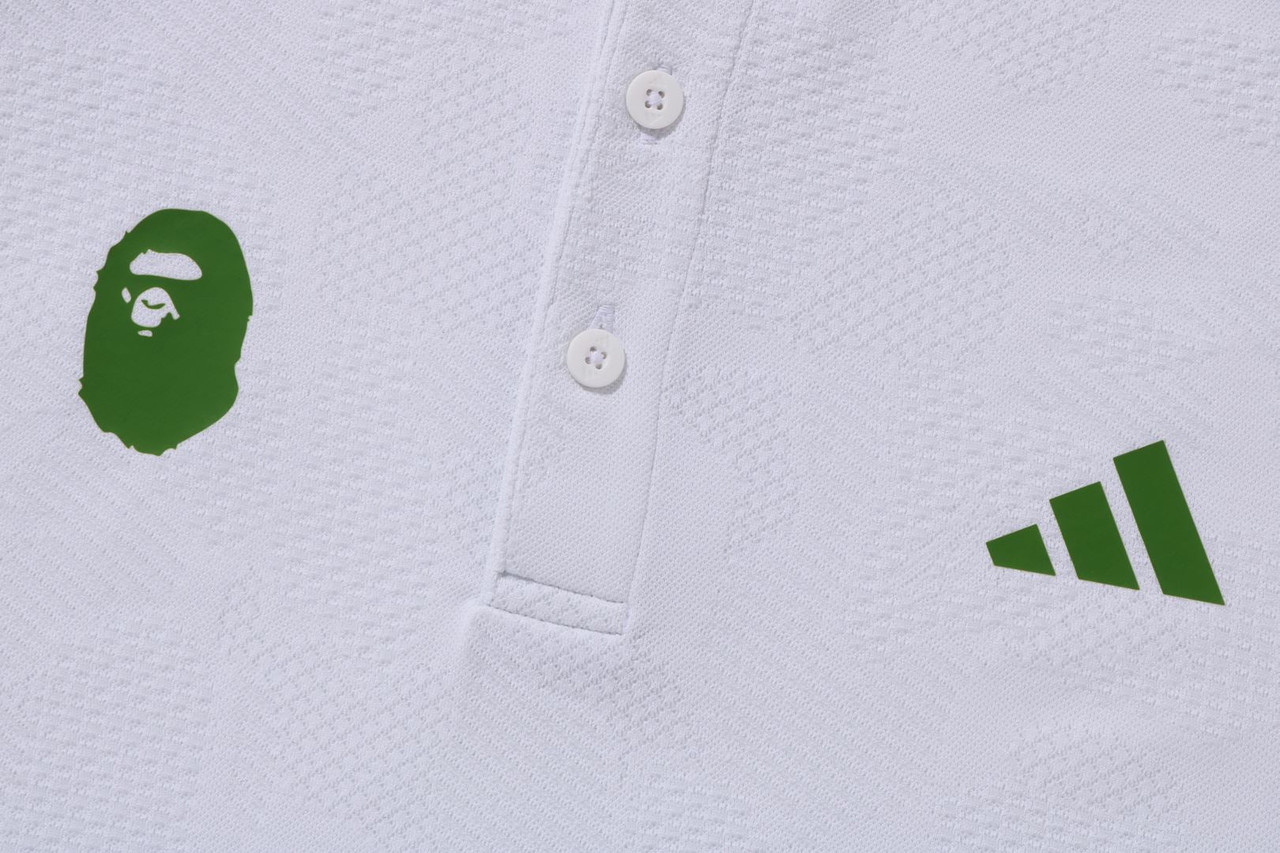 BAPE × ADIDAS GOLF POLO SHIRT BAPE x adidas Golf Relaxed Fit Polo White | eBay