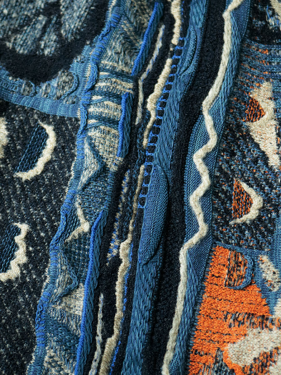 KAPITAL Knit Sweater 7G BORO GAUDY Cardigan