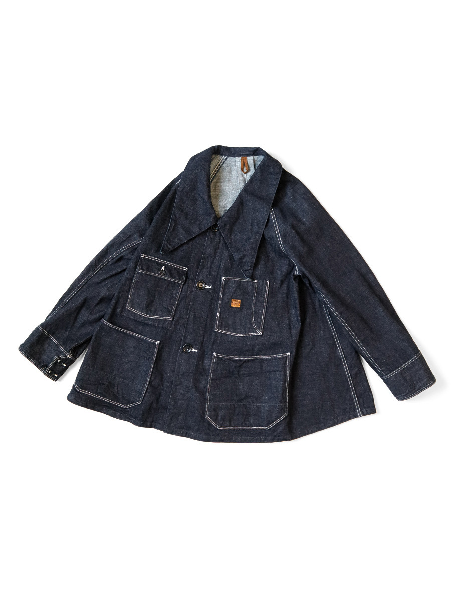 KAPITAL Jacket 12Oz Denim Langle Collar Bell Coverall