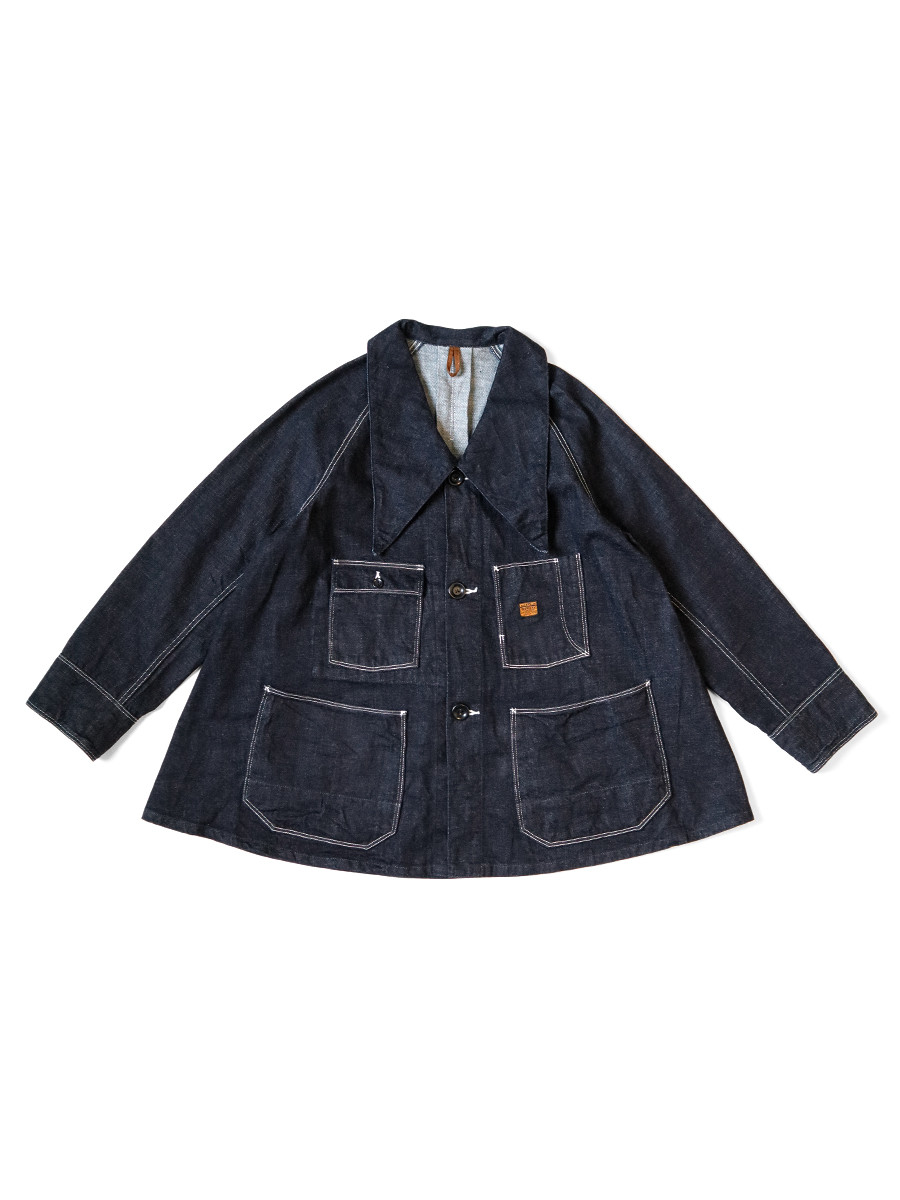 KAPITAL Jacket 12Oz Denim Langle Collar Bell Coverall
