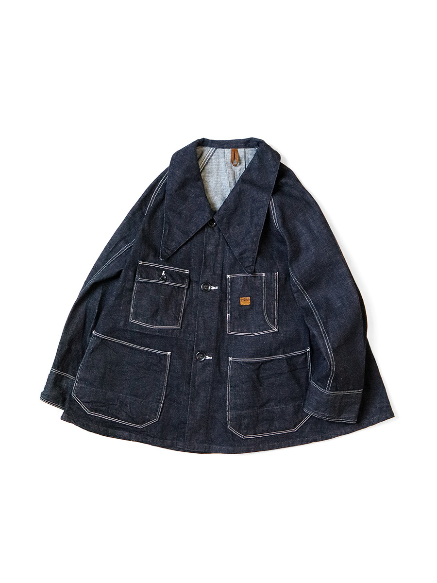 KAPITAL Jacket 12Oz Denim Langle Collar Bell Coverall