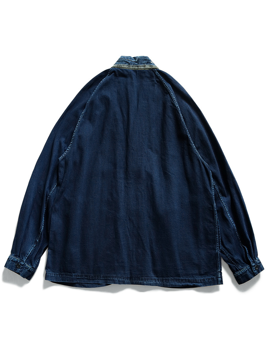 KAPITAL Shirt (Long Sleeve) 8OzIDG Denim Tiger Juban Shirt (NORAGI