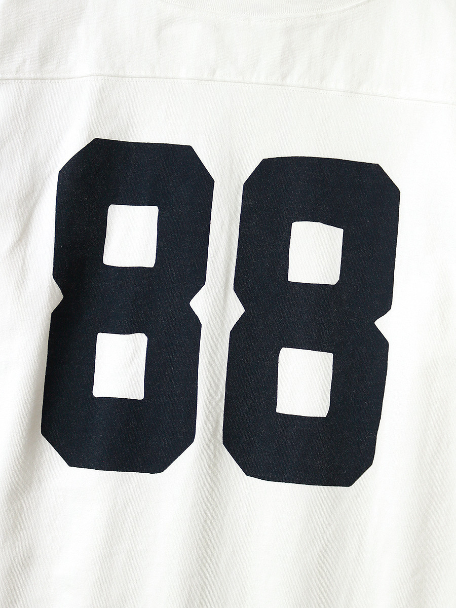 KAPITAL T-Shirt 16/-Tightening Jersey Elbow Lip Football Long T (88Pt)