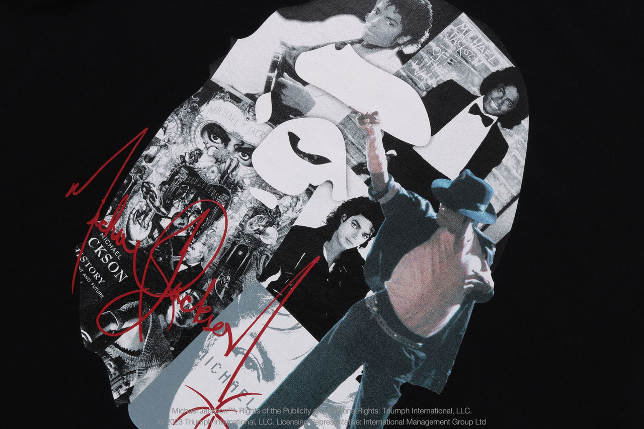 BAPE MICHAELJACKSON AlbumJacket Tee | jhlglobal.co.in